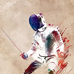 Fencing Sport Art 5