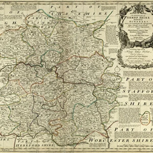 County Map of Shropshire, c. 1777