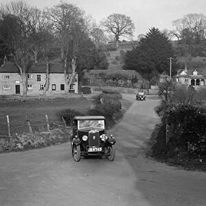 1929 1089 cc Riley competing in the JCC Inter-Centre Rally, Sutton, Surrey, 1932