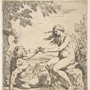 Adam and Eve, ca. 1639. Creator: Simone Cantarini