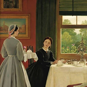Afternoon Tea, 1865. Creator: Leslie, George Dunlop (1835-1921)