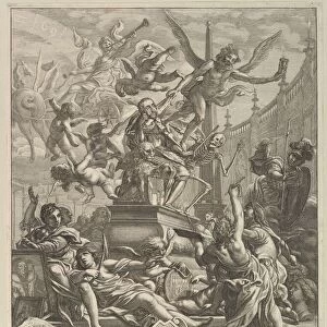 Allegory on the Death of the Earl of Arundel, ca. 1646. Creator: Wenceslaus Hollar