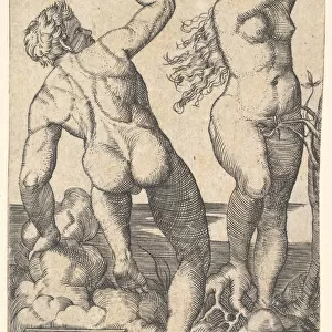 Apollo and Daphne (reverse copy). n. d. Creator: Barthel Beham