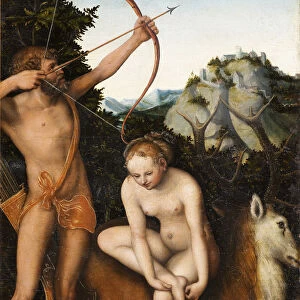 Apollo and Diana, ca 1530. Artist: Cranach, Lucas, the Elder (1472-1553)