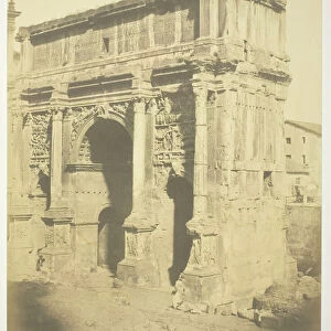 Arch of Septimius Severus, c. 1857. Creator: Robert MacPherson