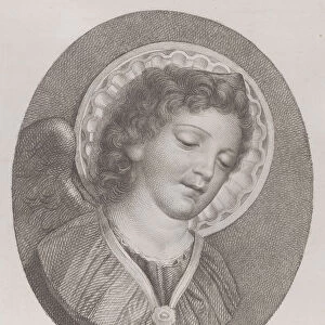 The Archangel Gabriel, 1800. Creators: Raphael Morghen, Angelo Emilio Lapi