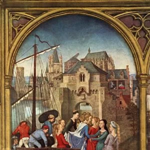 Arrival in Cologne, 1489. Creator: Hans Memling