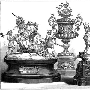 The Ascot prize plate, 1875