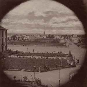 Asile imperiale de Vincennes, vue de Charenton, 1858-59. Creator: Charles Negre