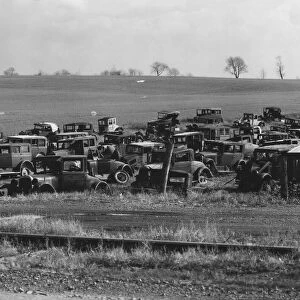 Auto dump near Easton, Pennsylvania, 1935. Creator: Walker Evans