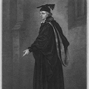 A Bachelor of Arts in his full Dress, 1796. Creator: Anthony Cardon