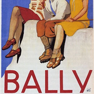 Bally Sports Shoes, 1928. Artist: Cardinaux, Emil (1877-1936)