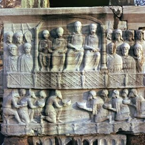 Base of an obelisk in Istanbul, 4th century