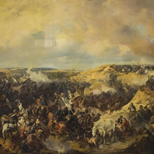 The Battle of Kunersdorf on August 12, 1759, 1848. Artist: Kotzebue, Alexander von (1815-1889)