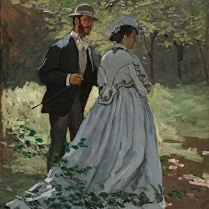 Bazille and Camille (Study for "Dejeuner sur l Herbe"), 1865