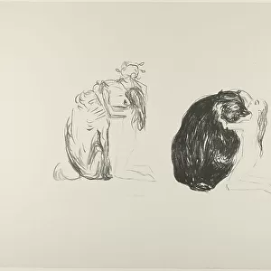 The Bear, from Alpha and Omega, 1908/09. Creator: Edvard Munch