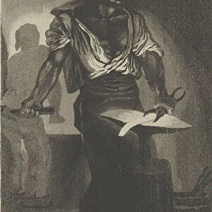 A Blacksmith, 1833. 1833. Creator: Eugene Delacroix