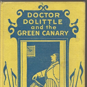 Book Cover for Doctor Dolittle and the Green Canary by Hugh Lofting, 1940s. Artist: Lofting