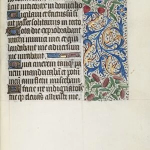 Book of Hours (Use of Rouen): fol. 88r, c. 1470. Creator: Master of the Geneva Latini (French