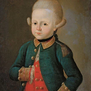 Boy Lance Corporal of the Preobrazhensky Regiment, End 1760s. Artist: Anonymous
