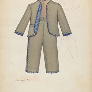 Boys Suit, c. 1937. Creator: Sara Garfinkel