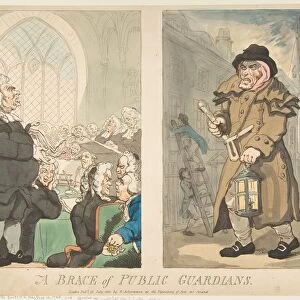 A Brace of Public Guardians, July 10, 1800. Creator: Thomas Rowlandson