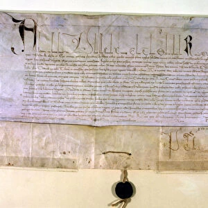 Bull of Pope Alexander VI in 1494, in which the appointment of Gonzalo Ximenez de Cisneros