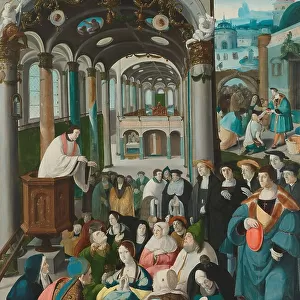 The Calling of Saint Anthony, c.1530. Creator: Aert Claesz