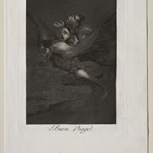 Caprichos: Bon Voyage!. Creator: Francisco de Goya (Spanish, 1746-1828)