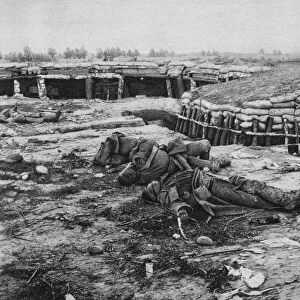 Captured Russian position, Melkov, Poland, World War I, 20 July 1915