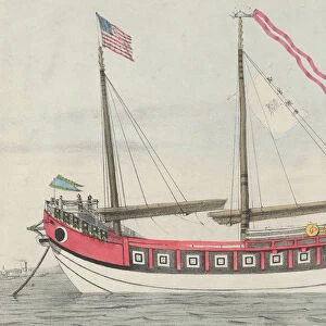 The Chinese Junk "Keying"-Captain Kellett-As she appeared in New York harbour