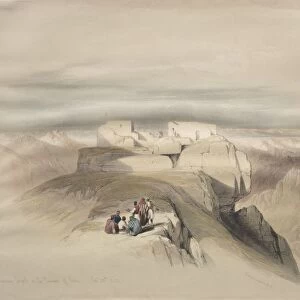 Christian and Mahomedan Chapels on the Summit of Sinai, 1839. Creator: David Roberts (British