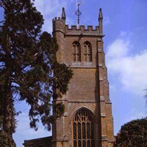 Church of All Saints, Martock, Somerset, 20th century. Artist: CM Dixon