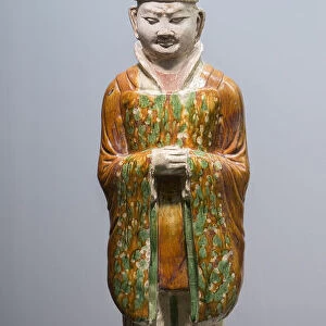 Civil Official (Wenguan), Tang dynasty (618-906), 8th century. Creator: Unknown
