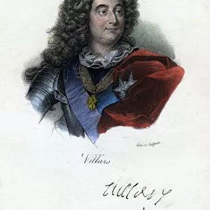Claude Louis Hector de Villars, French general, (c19th century). Artist: Delpech