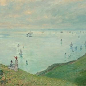 Cliffs at Pourville, 1882. Creator: Claude Monet