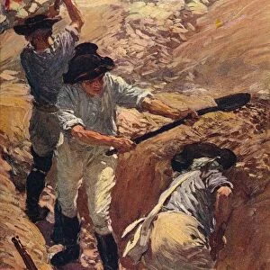 Clive in the Trenches at Arcot, 1751 (c1912)