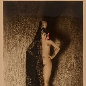 Conchita, 1929. Creator: Icart, Louis Justin Laurent (1888-1950)