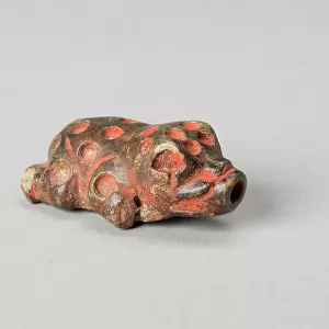 Container for Lime in the Shape of a Frog, c. A. D. 600 / 1000. Creator: Unknown