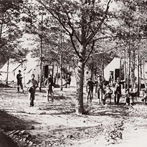 Convalescent Camp near Alexandria, 1861-65. Creator: Unknown