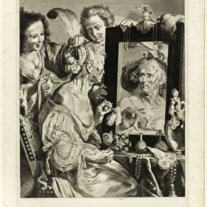The Coquette, 1656 / 58. Creator: Jeremias Falck