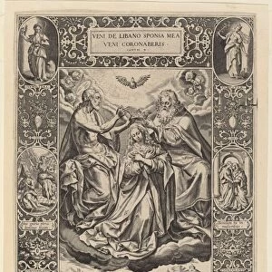 The Coronation of the Virgin, 1576. Creator: Johann Sadeler I