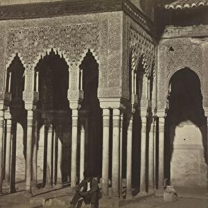 Courtyard, Alhambra, 1857-58. Creator: Charles Clifford (British, 1819-1883)