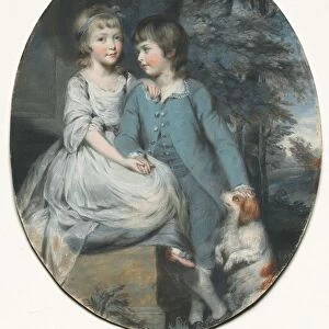 Cropley Ashley-Cooper (Later 6th Earl of Shaftesbury) with His Sister... c. 1776