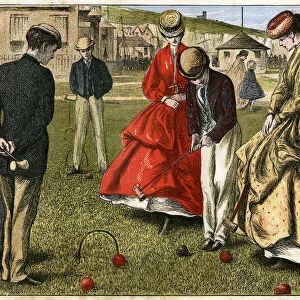 Croquet, 19th century(?)