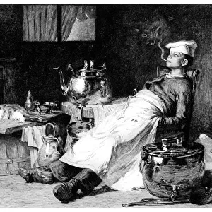 After the Days Work, 1895. Artist: E Decizy