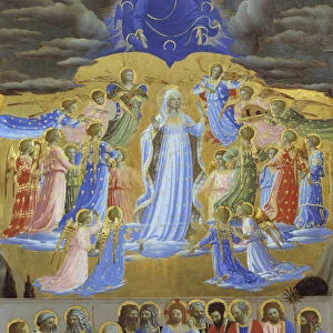 Death and Assumption of the Virgin, ca 1432. Artist: Angelico, Fra Giovanni, da Fiesole (ca. 1400-1455)