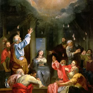 The descent of the Holy Spirit (Pentecost)