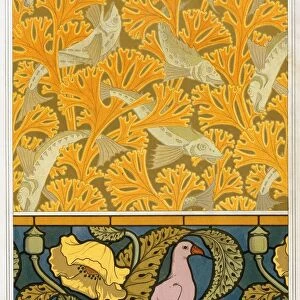 Designs for wallpaper and stained glass, pub. 1897. Creator: Maurice Pillard Verneuil (1869?1942)