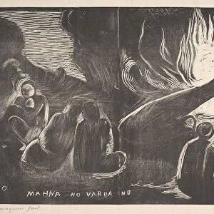 The Devil Speaks, 1893-94. Creator: Paul Gauguin